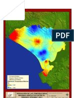 Desviaciones de Las Temperaturas en Junio de 2011