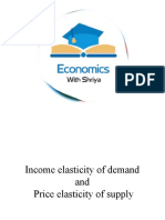 EWS - Income Elasticity of Demand and Price Elasticity of Supply