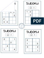 Sudoku Chiffres Niveau 1