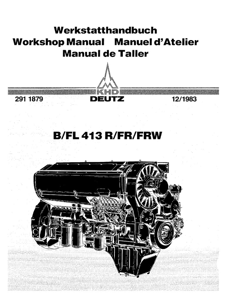 B FL 413 R FR FRW - Manual de Oficina