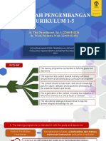 TUGAS LANGKAH PENGEMBANGAN KURIKULUM 1-5 Dr. Titis Dan Dr. Westi