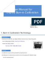 User Manual For Display Burn-In Calibration - ENG - Rev1.5 - 181106