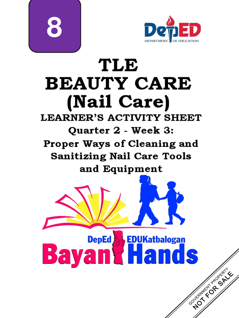 Tle8 Las q2 Week3 NailCare PDF Disinfectant Sterilization