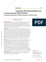 The Effect of Coconut Oil Consumption On Cardiovascular Risk Factors