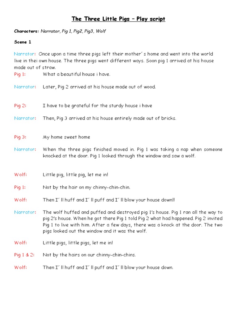 Playscript Example | PDF