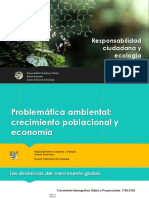 Responsabilidad Ciudadana y Ecología - PSICOLOGÍA - 2.1 Crecimiento Poblacional y Economía