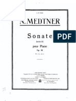 Medtner - Sonata in A Minor Op. 30