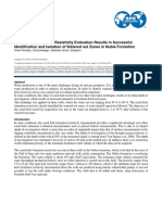 SPE 150858 Cased Hole Formation Resistivity Evaluation Results in Successful Identification and Isolation of Watered Out Zones in Nubia Formation