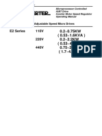 E2 Adjustable Speed Driver Operating Manual