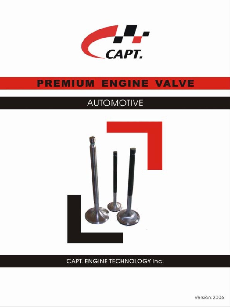 Automotive Engine Valve PDF Valve Steel