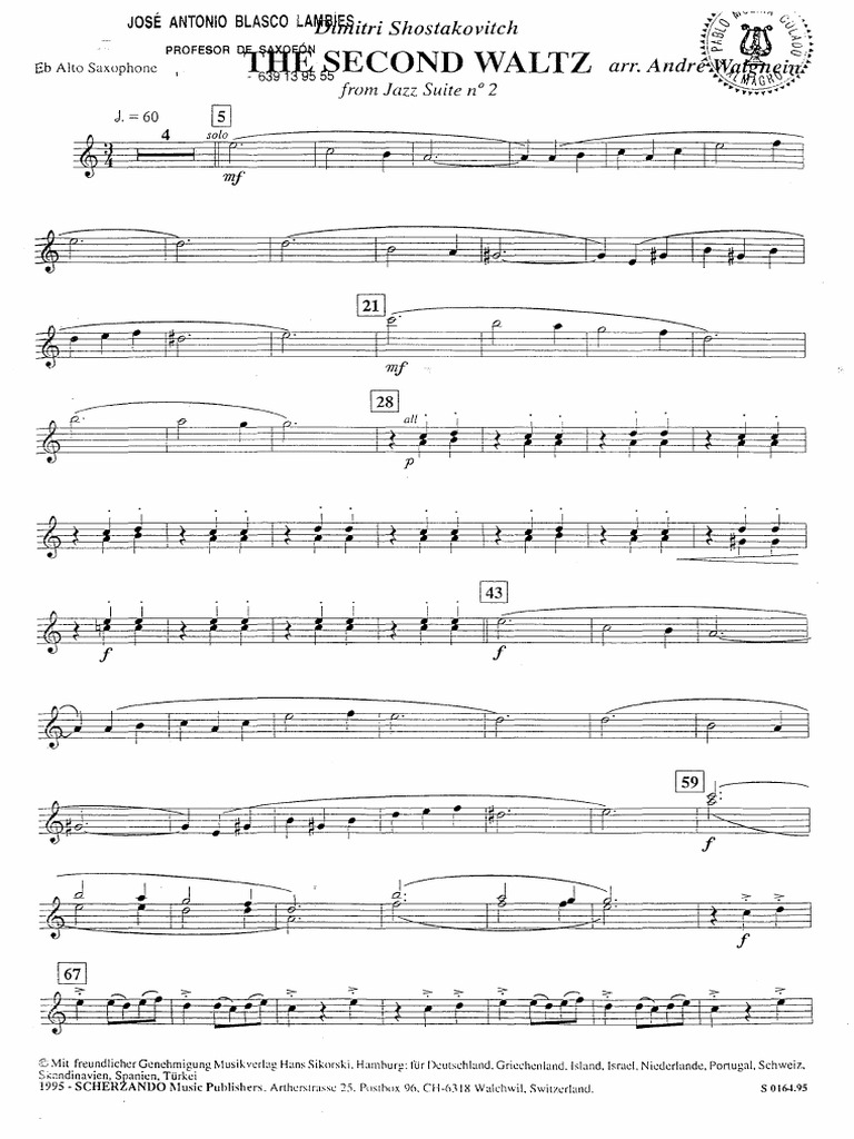 Sax Alto | PDF