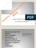 History of School Social Work Power Point 2