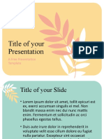 Title of Your Presentation