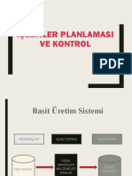 İşlemler Planlamasi Ve Kontrol