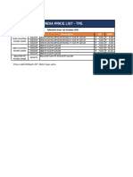 TPE Price List - FY21