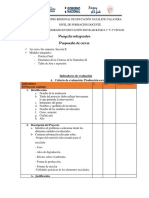 Indicadores para Evaluar Proyecto.