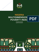 Nigeria Multidimensional Poverty Index Survey Results 2022