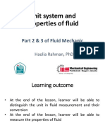 02 Unit System and Characteristic of Fluid