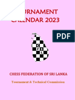 CFSL Chess Calendar 2023