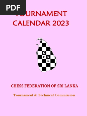 CFSL Chess Calendar 2023