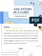 Jarak Antara Dua Garis Dimensi 3