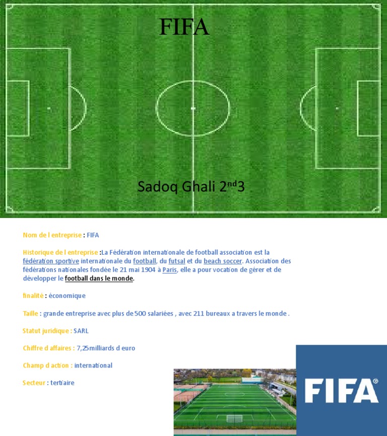 Présentation de la FIFA et son histoire | PDF