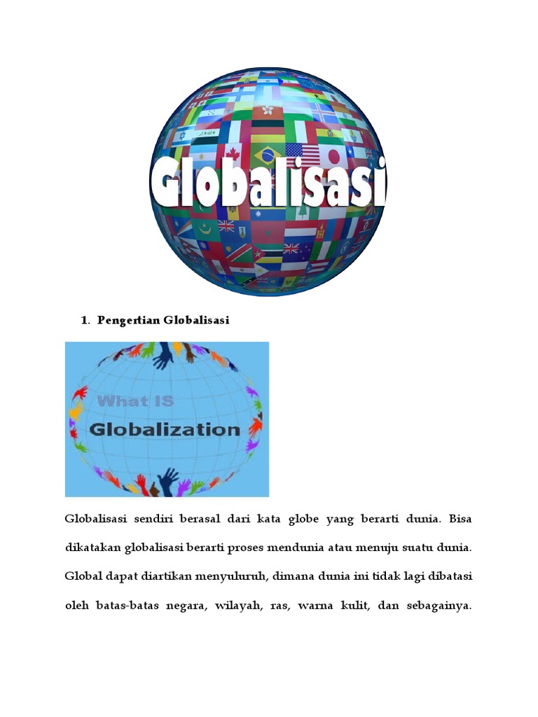 Pengertian dan Dampak Globalisasi | PDF