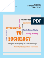Block-1 Nature and Scope of Sociology