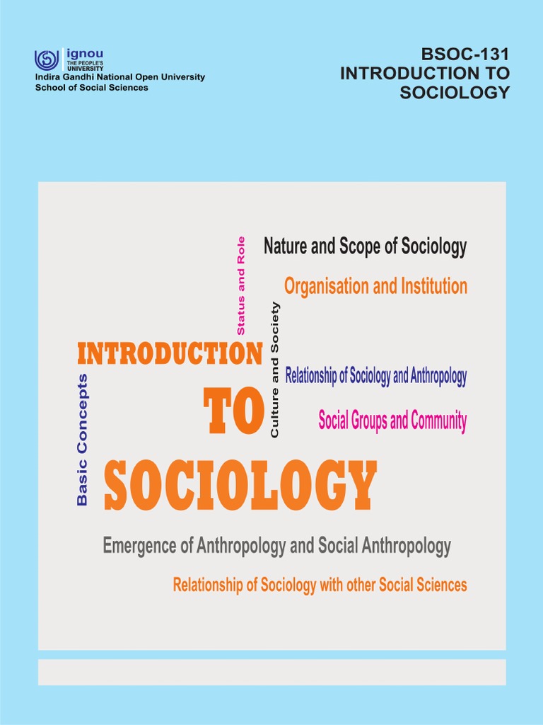 Emergence and Scope of Sociology | PDF | Sociology | Anthropology
