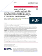 Effect of Food Sources of Nitrate, Polyphenols, L-Arginine and L-Citrulline On Endurance Exercise Performance: A Systematic Review and Meta-Analysis of Randomised Controlled Trials