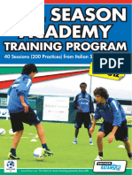 SAMPLE - Full Season Academy Training Program U9-12