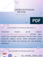 Pertemuan 5 Manajemen Integrasi Proyek