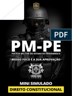 Mini Simulado PMPE - Direito Constitucional 01 - HD CURSOS