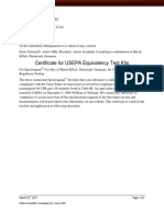 Cod Spectroquant Test Kits Certificate Letter Usepa 2017c