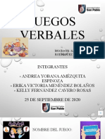 Juegos Verbales