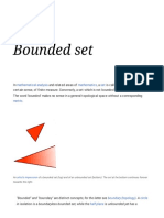 Bounded Set