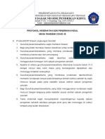 Sop Masa Pandemi Covid 19 Di SD Pendrikan Kidul