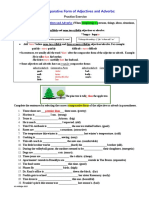 The Comparative Form of Adjectives and Adverbs