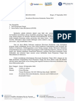 (Kedaireka) Surat Undangan Ekosistem Kedaireka 2022