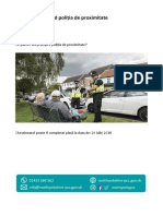 Romanian Neighbourhood Policing Survey