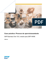 Proceso de aprovisionamiento en SAP Business One