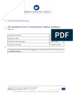 2019 - Draft-Ich-Guideline-M10-Bioanalytical-Method-Validation-Step-2b - en