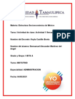 Emmanuel Martinez 6 BTA A - ESTRUCTURA SOCIOECONOMICA DE MEXICO Actividad 1 Semana 1