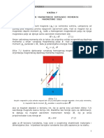 Vježba 07 Mjerenje Magnetskog Dipolnog Momenta Magnetske Igle
