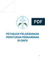 Juklak Peraturan Perkawinan GKPS