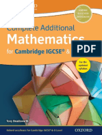 Complete Additional Mathematics for Cambridge IGCSE & O Level 