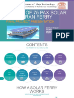 Design of Hybrid Wind Solar Ferry