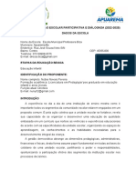 PROPOSTA DE PLANO AÇÃO DA ESCOLA BIZA (Em PDF