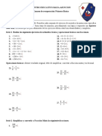 Examen de 1ro. Basico Recuperacion