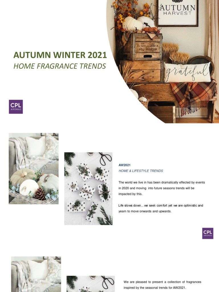 CPL AW2021 Home Fragrance Trends FE PDF Clove Spice
